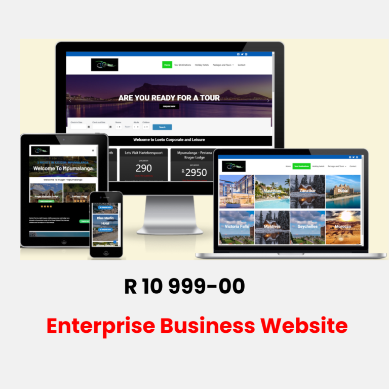 enterprise business website